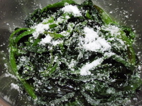 生ワカメを長期冷凍保存するには…