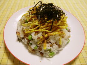 おでんの残りで(煮物でも)~ちらし寿司