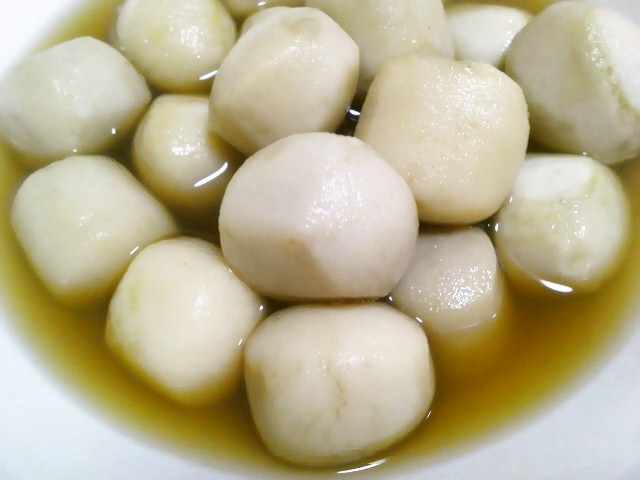 甘くない☆料理人の家の冷凍里芋の煮物の画像