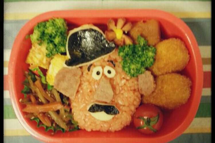 トイストーリー Mr ポテトヘッド弁当 レシピ 作り方 By Hakomom クックパッド 簡単おいしいみんなのレシピが369万品