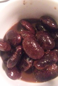 基本の“き”　紫花豆の甘煮