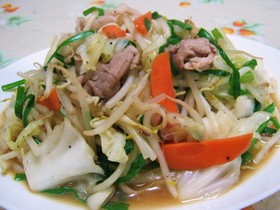 野菜炒め 普通のねっ(笑)