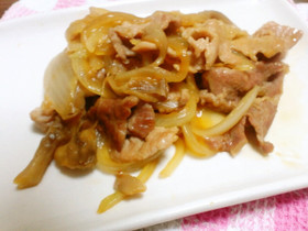 我が家の節約飯◎豚こまときのこの生姜焼き
