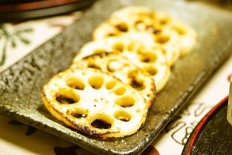 簡単 れんこんのグリル焼き レシピ 作り方 By きゃらめるはっぴ クックパッド