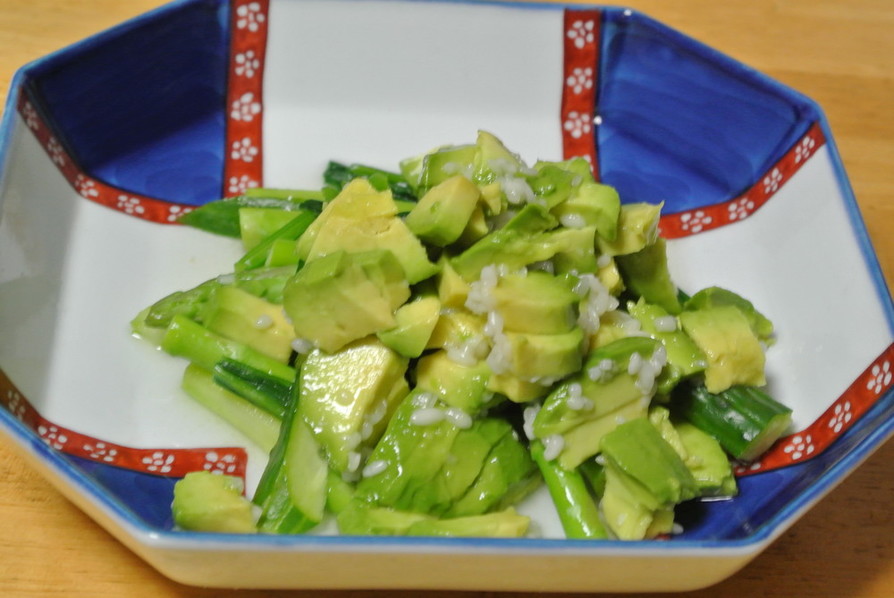 アボカドグリーンサラダの画像