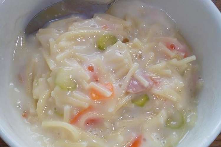 離乳食後期 完了期 簡単クリームパスタ レシピ 作り方 By さっちん クックパッド 簡単おいしいみんなのレシピが376万品
