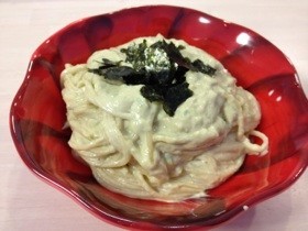 アボカドと豆腐の濃厚クリーミーパスタ♪