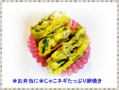 ❀お弁当に❀じゃこネギたっぷり卵焼きの写真