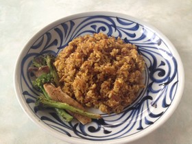すき焼きリメイク カレーチャーハン!?