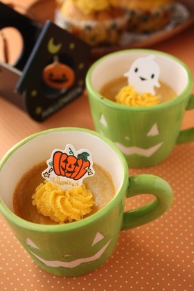 *ハロウィンに☆かぼちゃプリン*