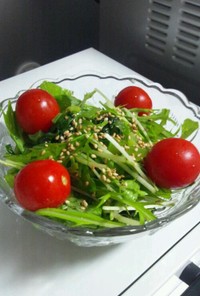 水菜のゆず胡椒サラダ