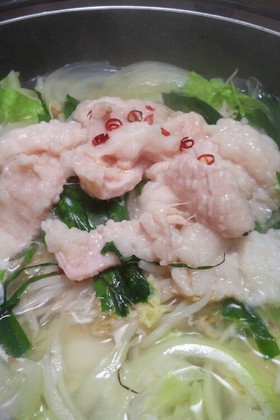 塩モツ鍋