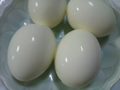 ゆで卵・温泉卵の作り方の写真