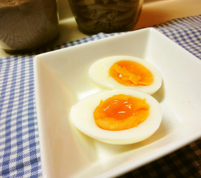 黄身がとろり＊半熟卵～茹で卵の作り方の写真
