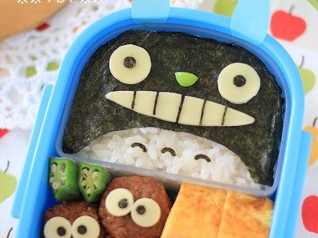 簡単 トトロキャラ弁 レシピ 作り方 By グレア クックパッド 簡単おいしいみんなのレシピが376万品