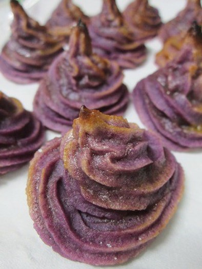 ●紫芋で簡単スイートポテト●の写真