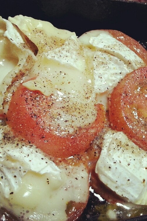 焼トマト & カマンベールチーズの画像