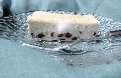 井村屋のゆであずきで、簡単チーズケーキの写真