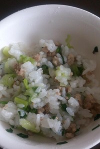 [離乳食後期～] 美味しいレタス炒飯