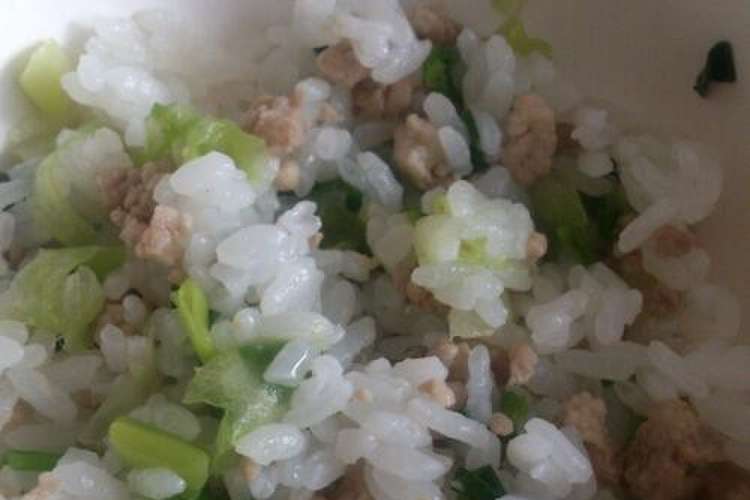 離乳食後期 美味しいレタス炒飯 レシピ 作り方 By いっくぽんぽん クックパッド 簡単おいしいみんなのレシピが360万品