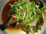 蒸し魚(清蒸魚)の写真