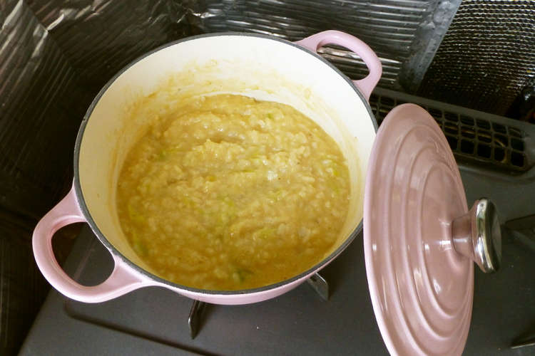 簡単 風邪で食欲ない時のあったかおじや粥 レシピ 作り方 By きりたん クックパッド 簡単おいしいみんなのレシピが352万品