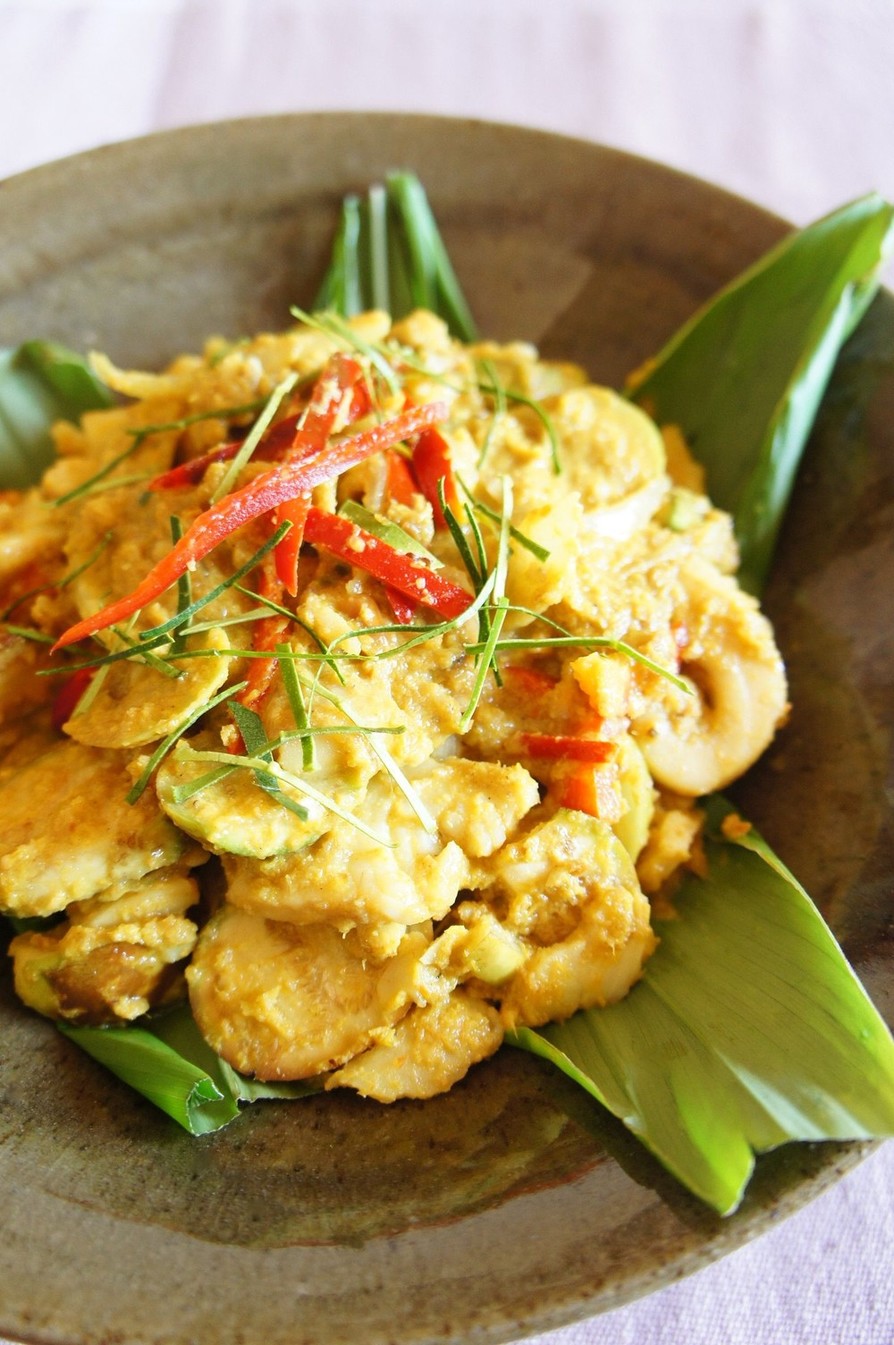 魚のスパイスココナッツ煮込み＠カンボジアの画像