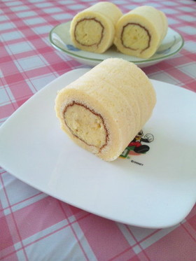 しっとりふわふわ♪さつまいもロールケーキ