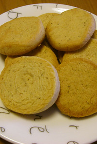 大麦の粉と紅茶のクッキー