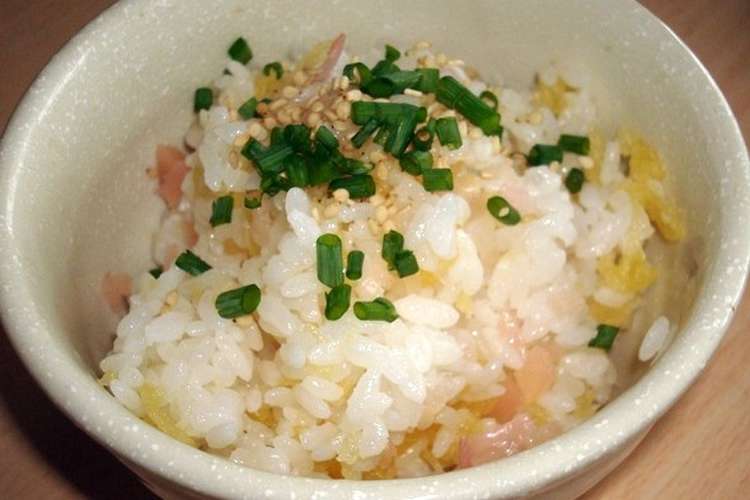 岩下の新生姜と天かすの混ぜご飯 レシピ 作り方 By みにょるくん クックパッド 簡単おいしいみんなのレシピが352万品