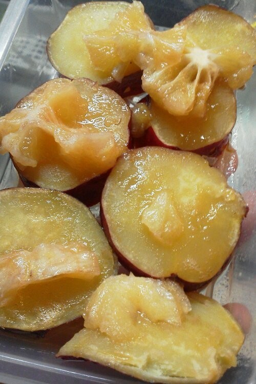 さつまいもの蜂蜜レモン煮の画像