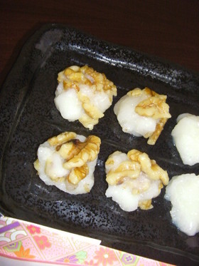 簡単✤和✤やわらかミルくるみ餅