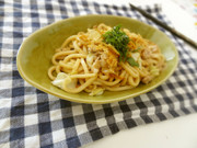 焼きうどん〜梅マヨポンの写真