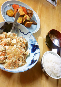 豆腐餡の麻婆豆腐