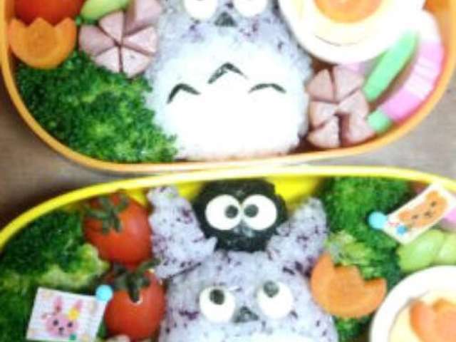 簡単 トトロ キャラ弁 レシピ 作り方 By Jrs クックパッド