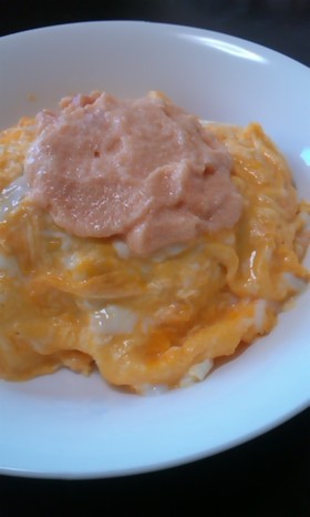 明太子ソースの納豆オムライス☆
