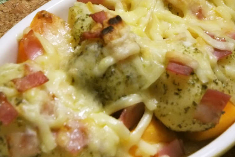 柿とのり塩ポテトのチーズ焼き レシピ 作り方 By まんまるまうちゃん クックパッド 簡単おいしいみんなのレシピが359万品