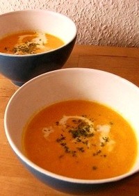 秋♪かぼちゃのスープ♪