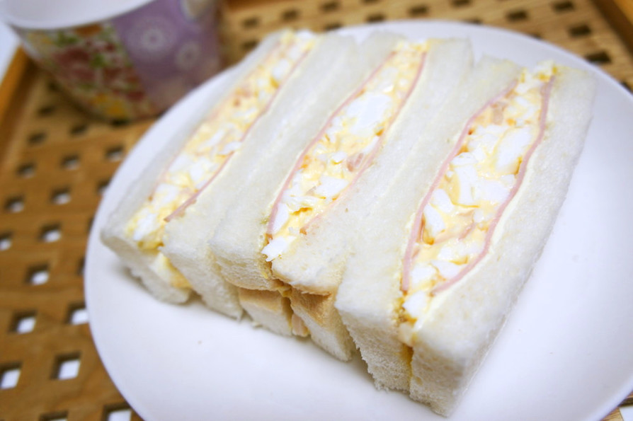 シャキシャキ♪新生姜の卵サンドの画像
