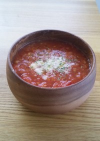 簡単ずぼらの濃いトマトスープ