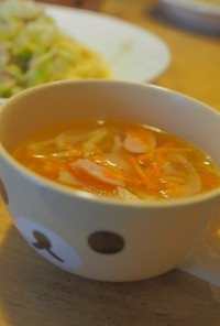小説の料理再現・根菜コンソメスープ