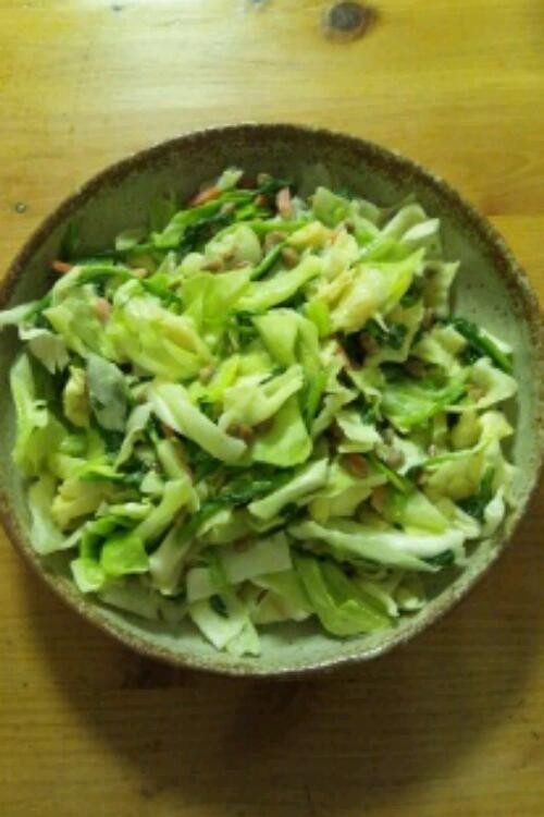 野菜いっぱい♪納豆サラダの画像