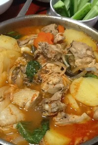 韓国料理☆タットリタン(鶏の辛鍋)