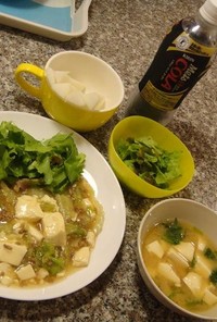 キリンメッツコーラと白菜のマーボー豆腐