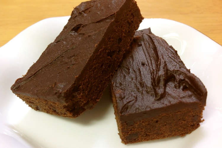 ビターチョコで しっとりチョコケーキ レシピ 作り方 By ｔｅａｒａ クックパッド