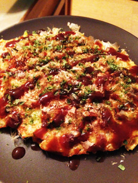 ヘルシー♪山芋たっぷりフワフワお好み焼き