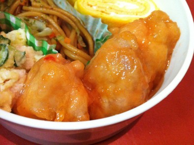 夕食にも、お弁当にも！鶏のスイチリマヨ☆の写真