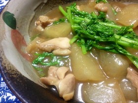 プレ農家めし◆冬瓜トウガンの鶏あんかけ