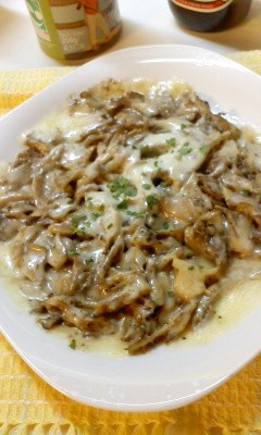 簡単おつまみ舞茸チーズ