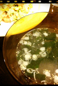 お湯を注ぐだけの簡単中華春雨スープ